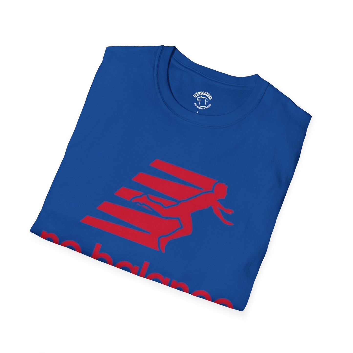 No Balance Graphic Tee — Funny Running/Clumsy Athlete Shirt