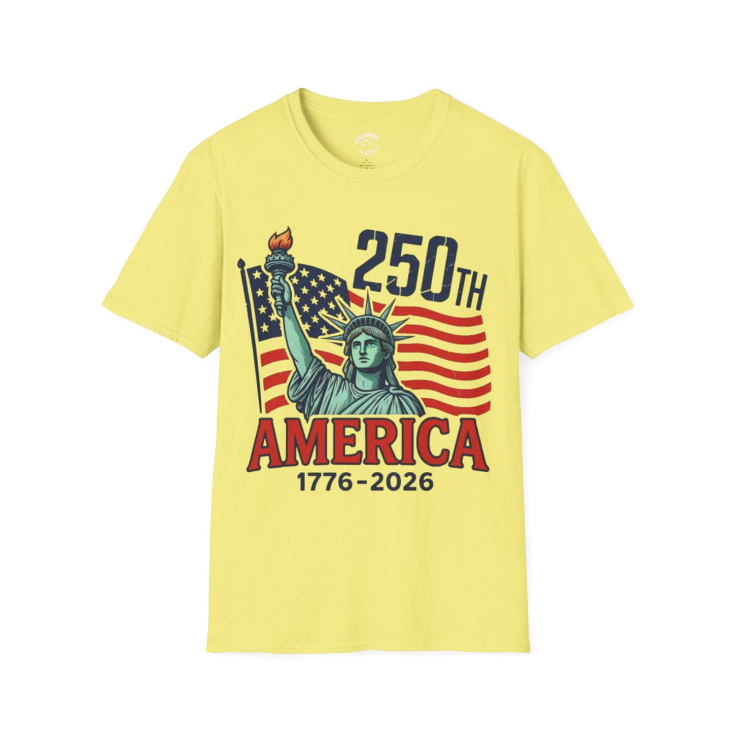 America 250th T-Shirt – Statue of Liberty Patriotic July 4th 1776–2026