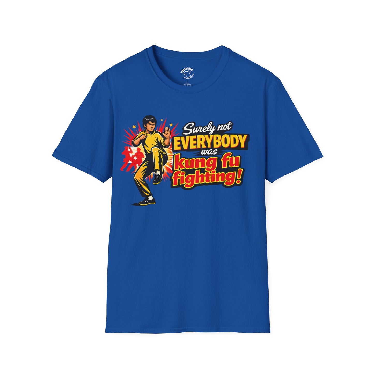 Kung Fu Fighting Retro Graphic T-Shirt — "Surely Not Everyone Was Kung Fu Fighting!"