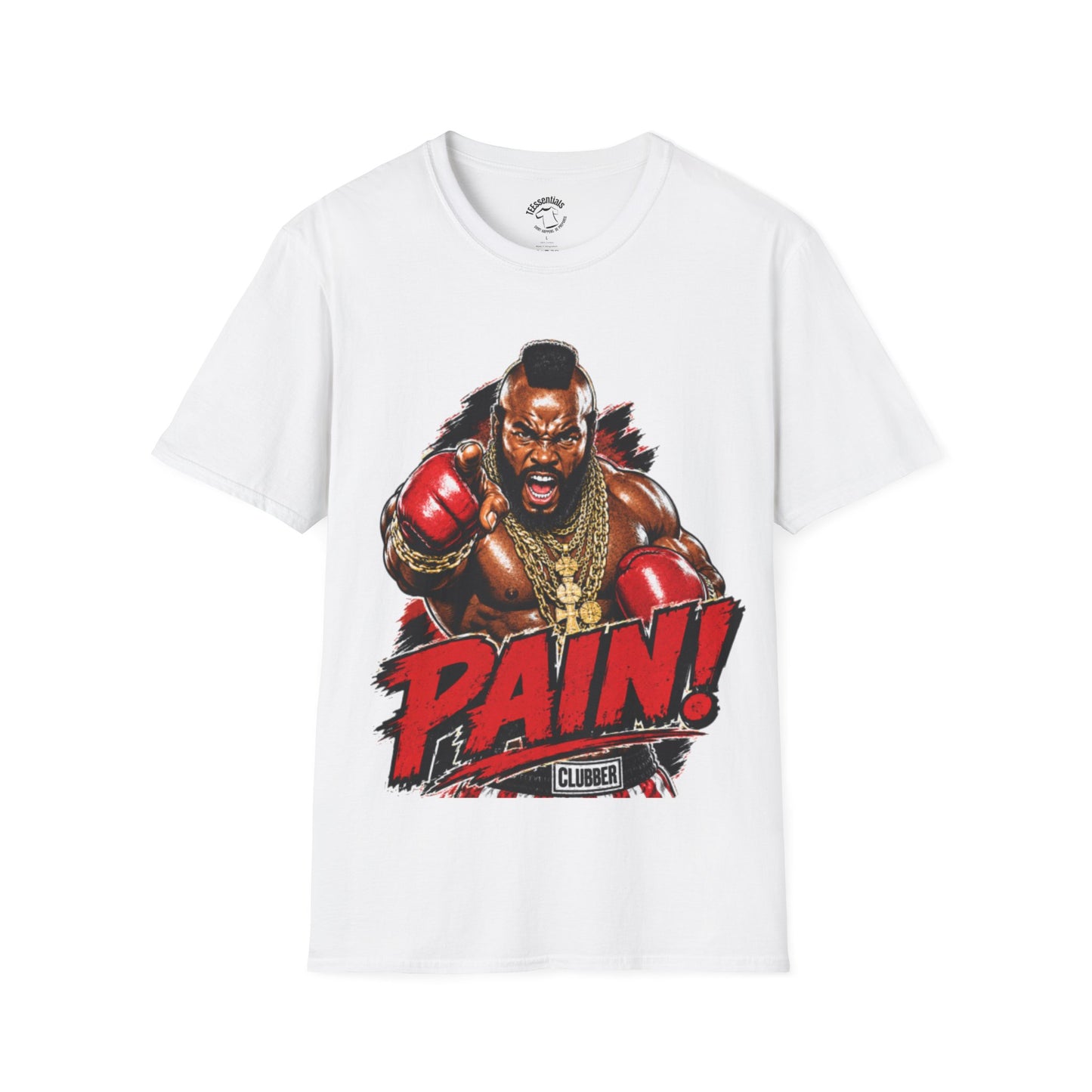 PAIN! Boxing Graphic T-Shirt — Rocky 3 Mr. T Clubber Lang