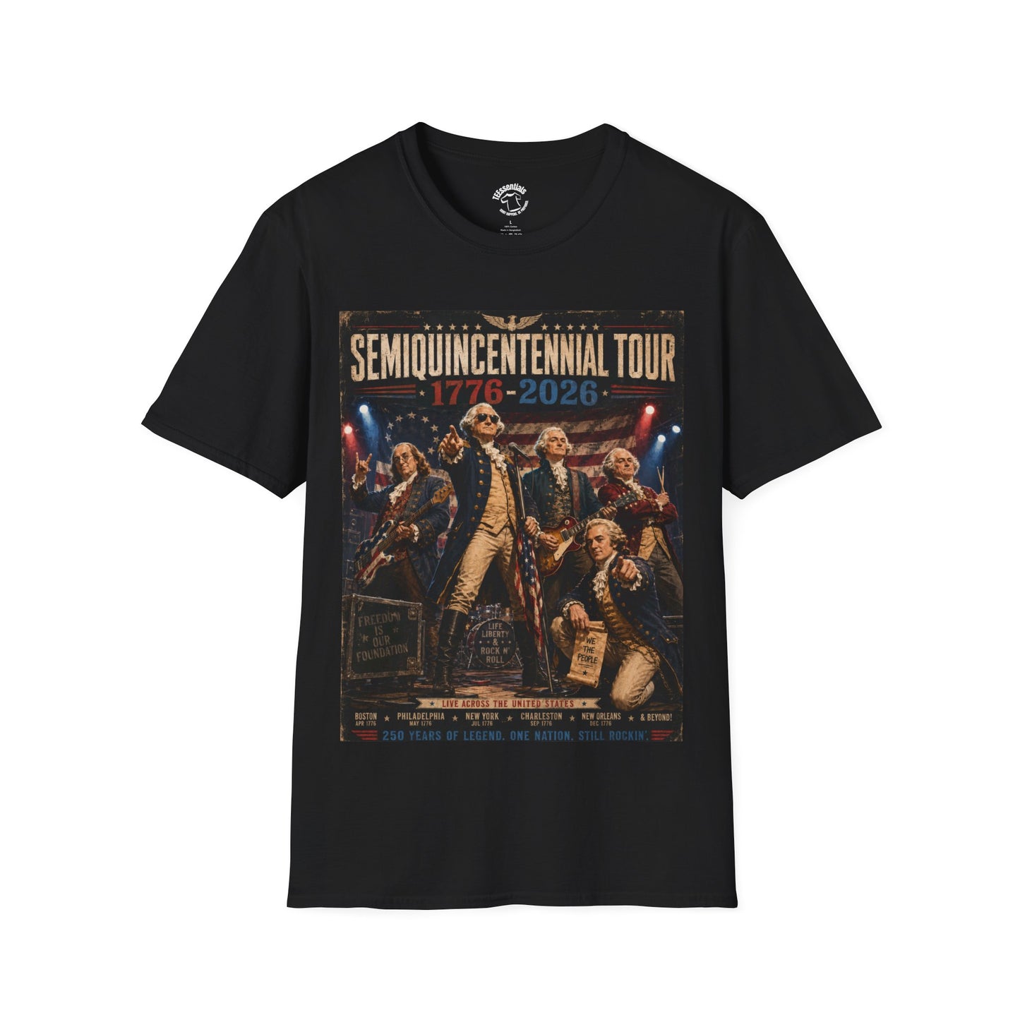 Founding Fathers Semiquincentennial Tour 1776–2026 T‑Shirt