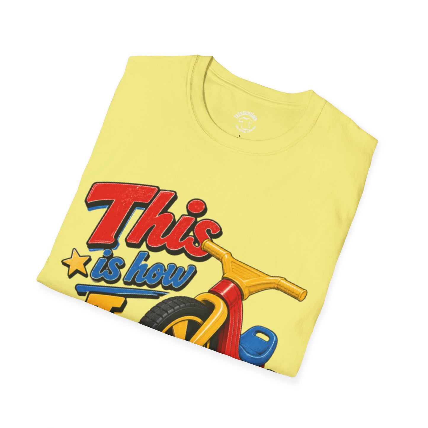This Is How I Rolled T-Shirt – Retro Big Wheel Graphic Tee