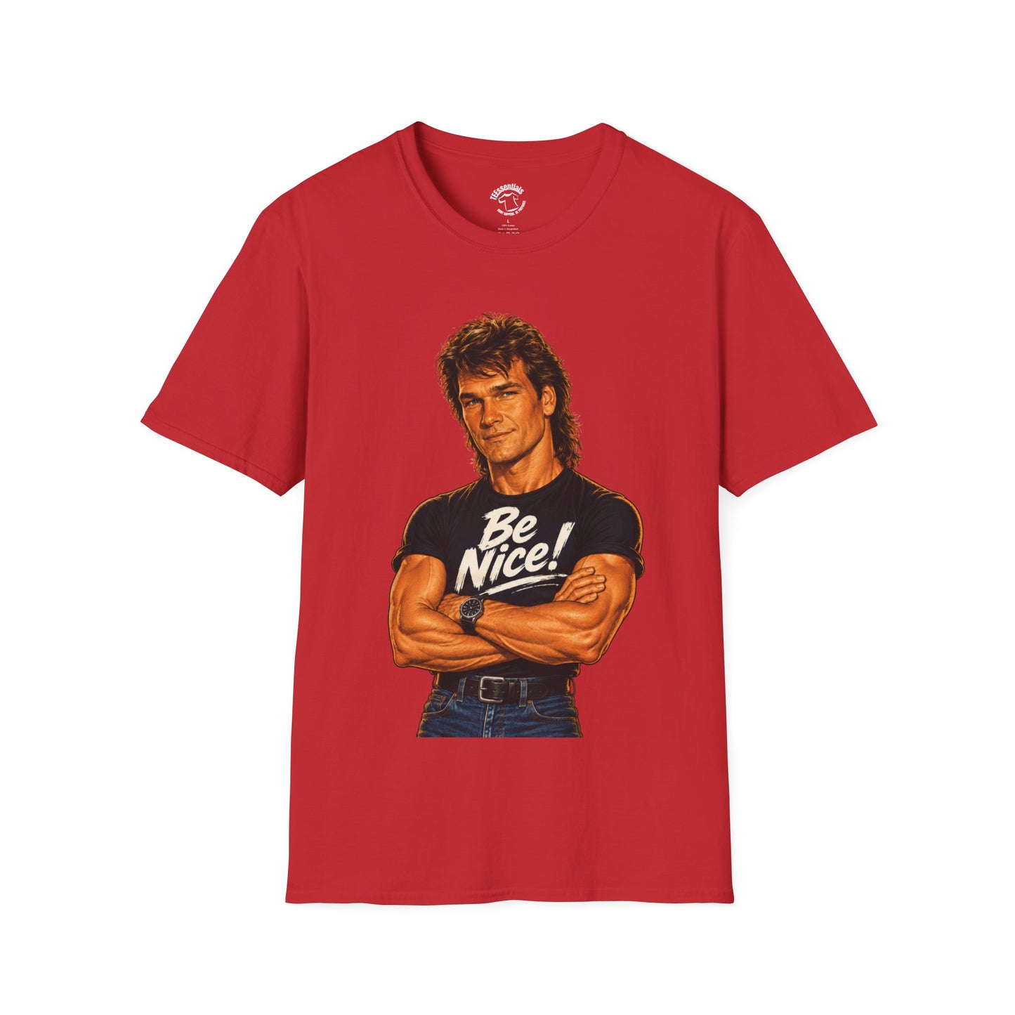 T-Shirt — Retro 'Be Nice!' Roadhouse Dalton Graphic Tee