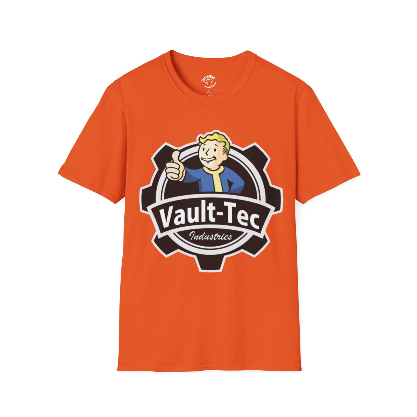 Vault-Tec Logo T-Shirt — Retro Fallout Gamer Tee