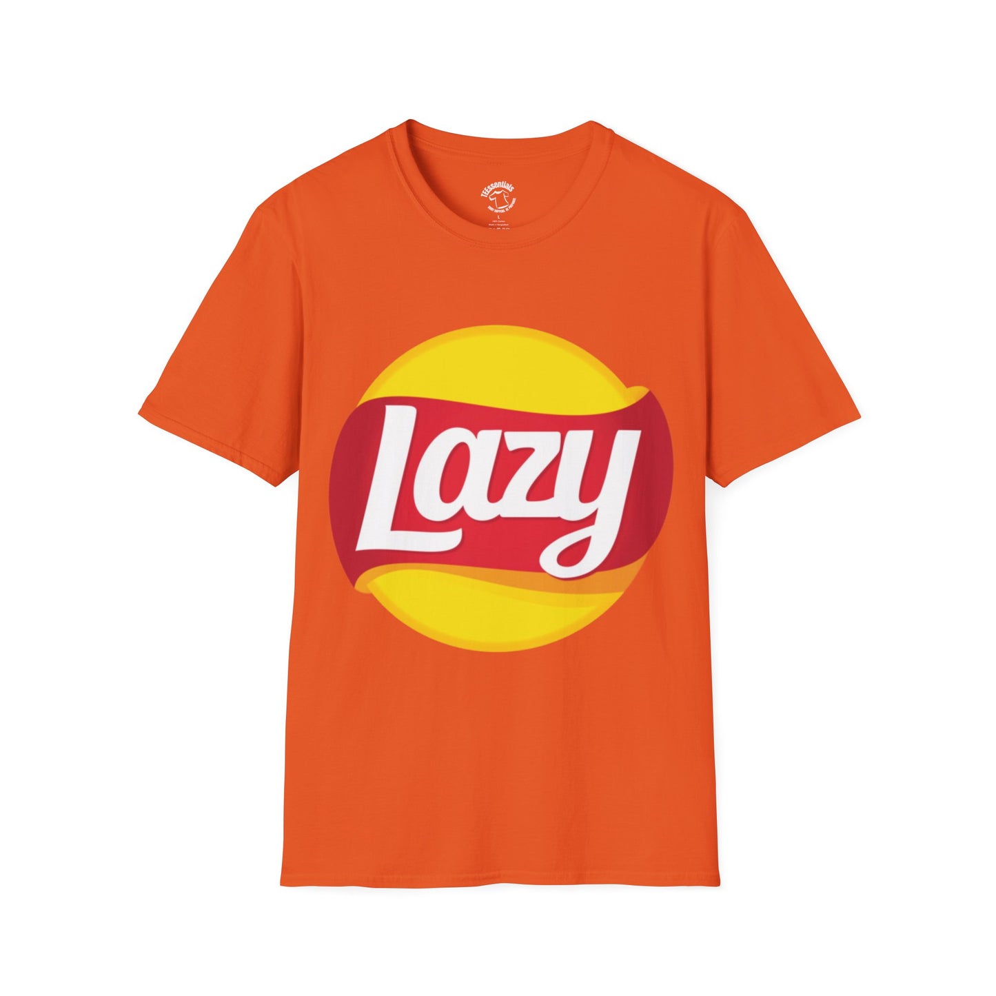 Lazy Vintage Logo T-Shirt — Retro Casual Graphic Tee
