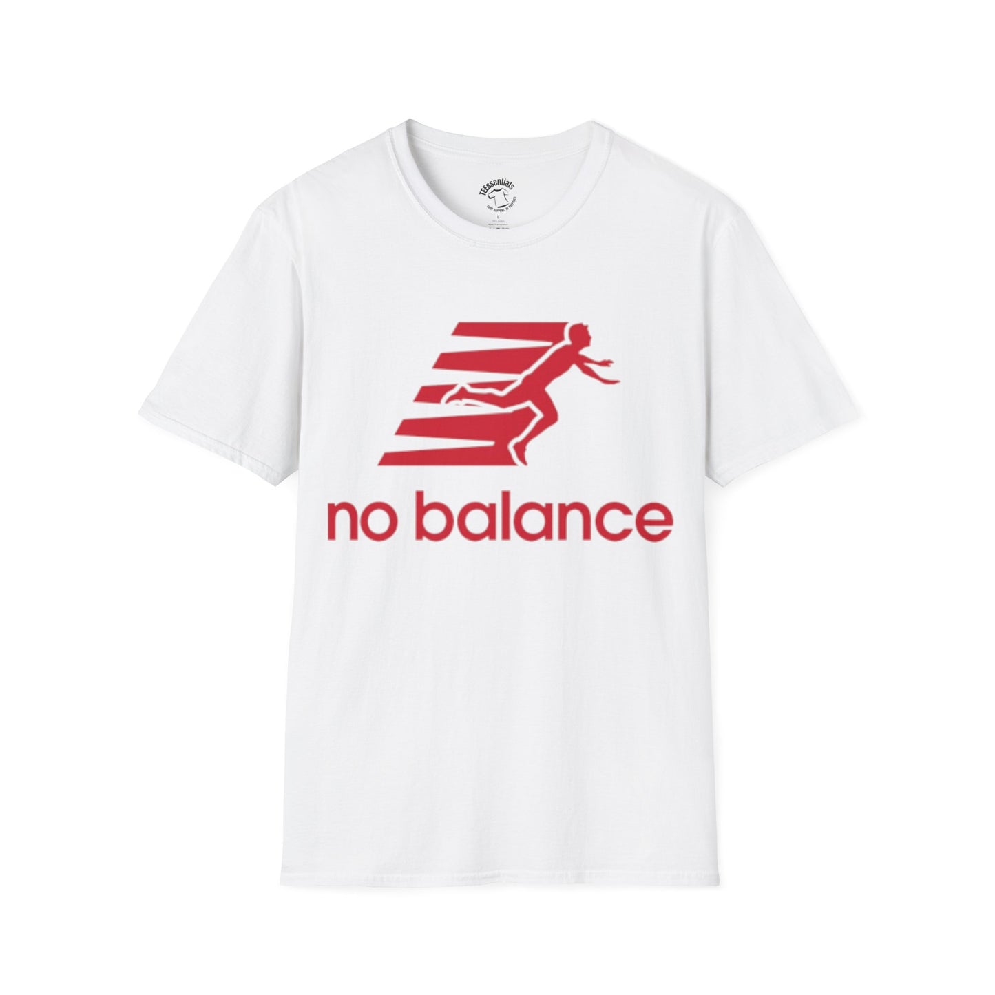 No Balance Graphic Tee — Funny Running/Clumsy Athlete Shirt