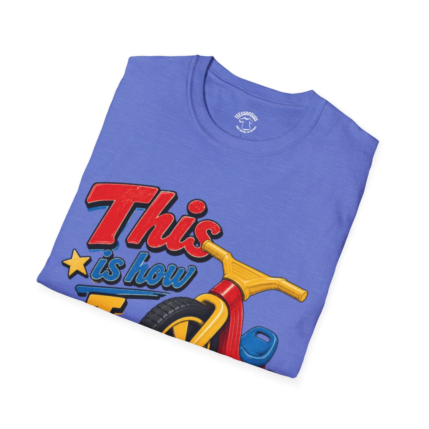 This Is How I Rolled T-Shirt – Retro Big Wheel Graphic Tee