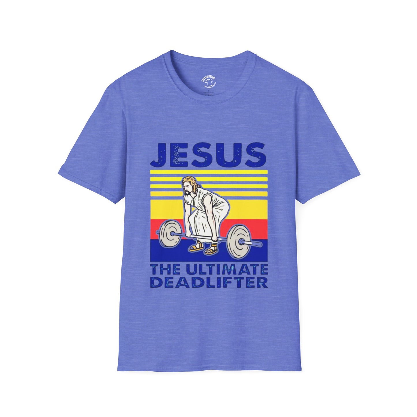 Jesus The Ultimate Deadlifter Tee — Christian Fitness Graphic T-Shirt