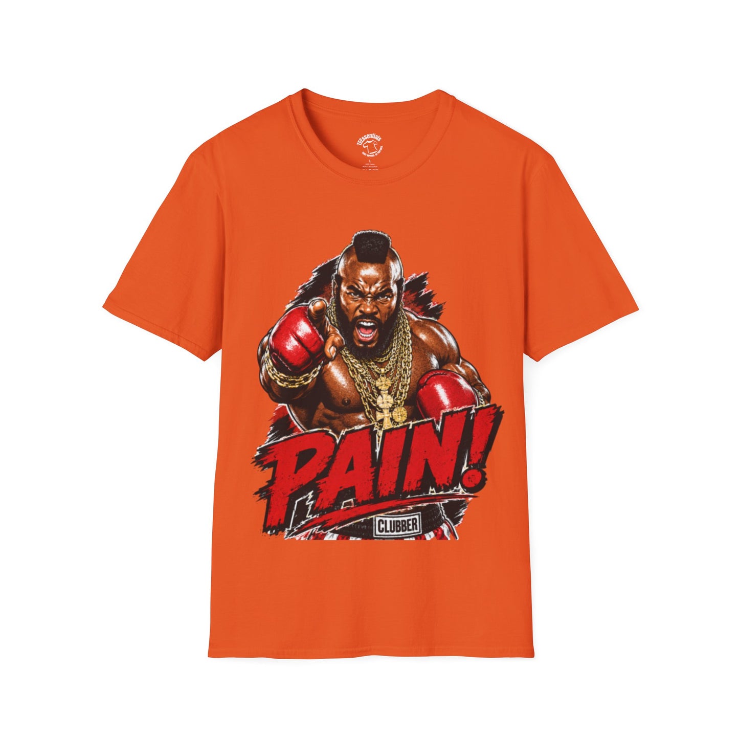 PAIN! Boxing Graphic T-Shirt — Rocky 3 Mr. T Clubber Lang