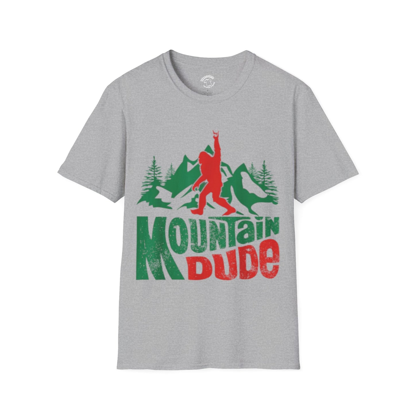 Mountain Dude T-Shirt – Retro Bigfoot Hiking Graphic Tee