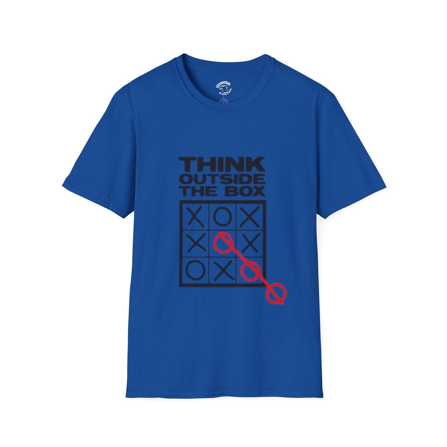 Think Outside the Box T-Shirt — Tic-Tac-Toe Creative Humor Tee