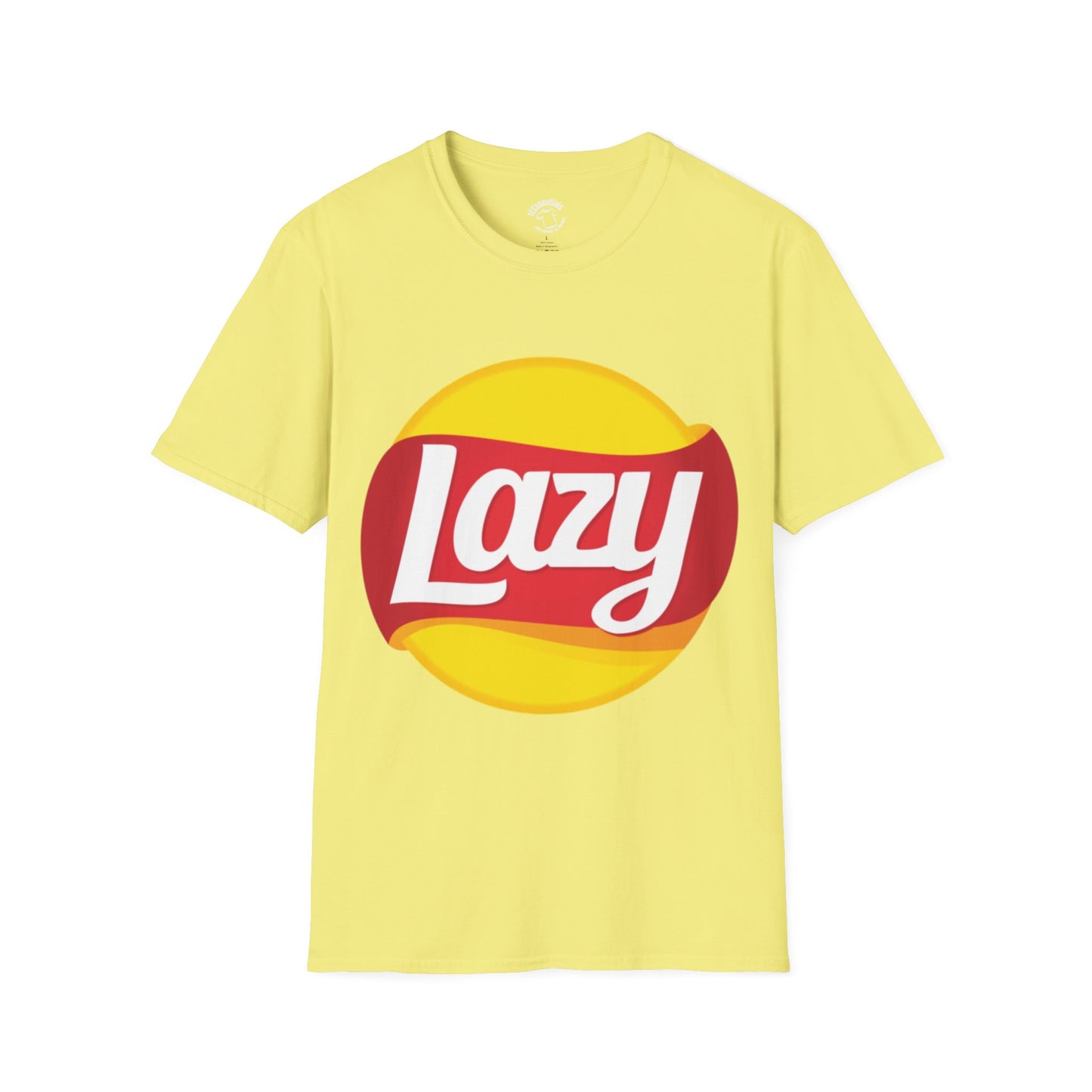 Lazy Vintage Logo T-Shirt — Retro Casual Graphic Tee
