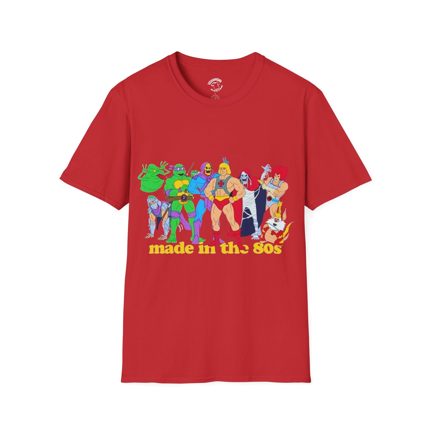 80s Cartoon Heroes T-Shirt — "Made in the 80s" Retro Graphic Tee
