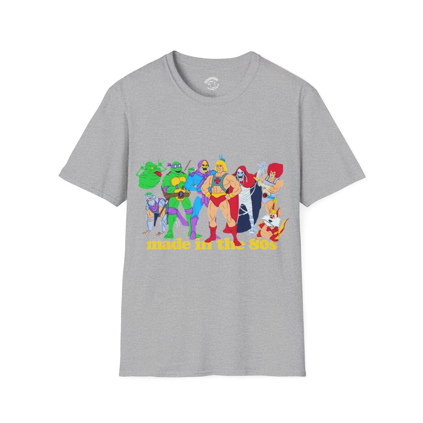 80s Cartoon Heroes T-Shirt — "Made in the 80s" Retro Graphic Tee