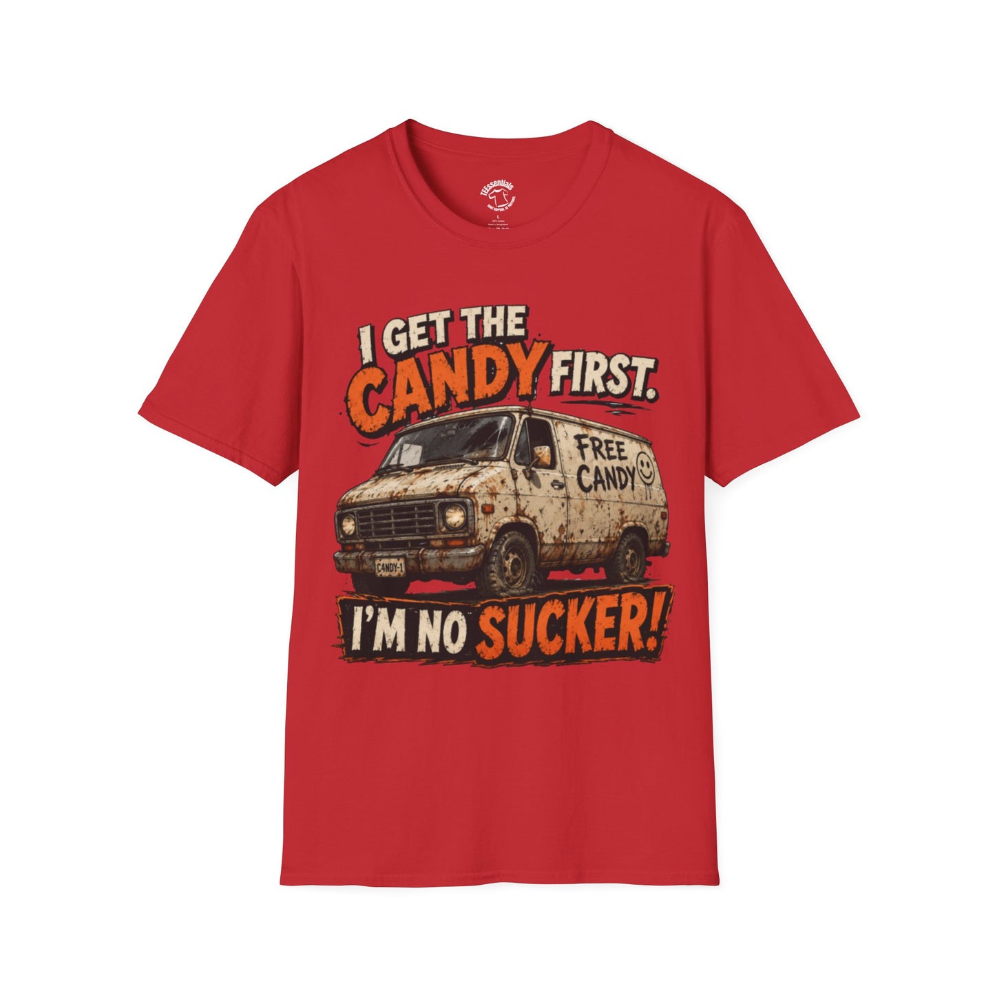 Candy T-Shirt — "I Get the Candy First, I’m No Sucker" Vintage Van Tee