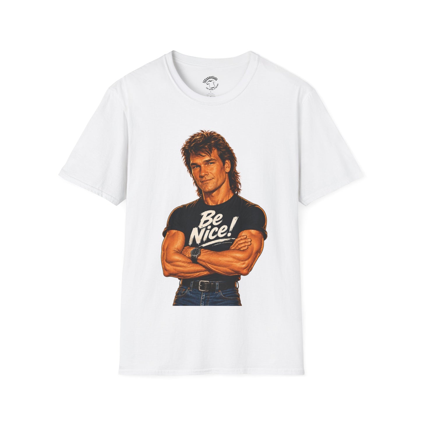 T-Shirt — Retro 'Be Nice!' Roadhouse Dalton Graphic Tee