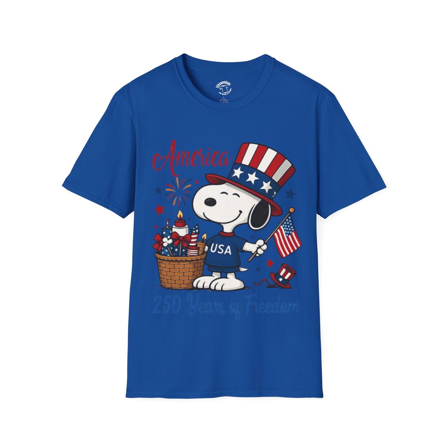 America 250 Snoopy - Unisex Softstyle T-Shirt