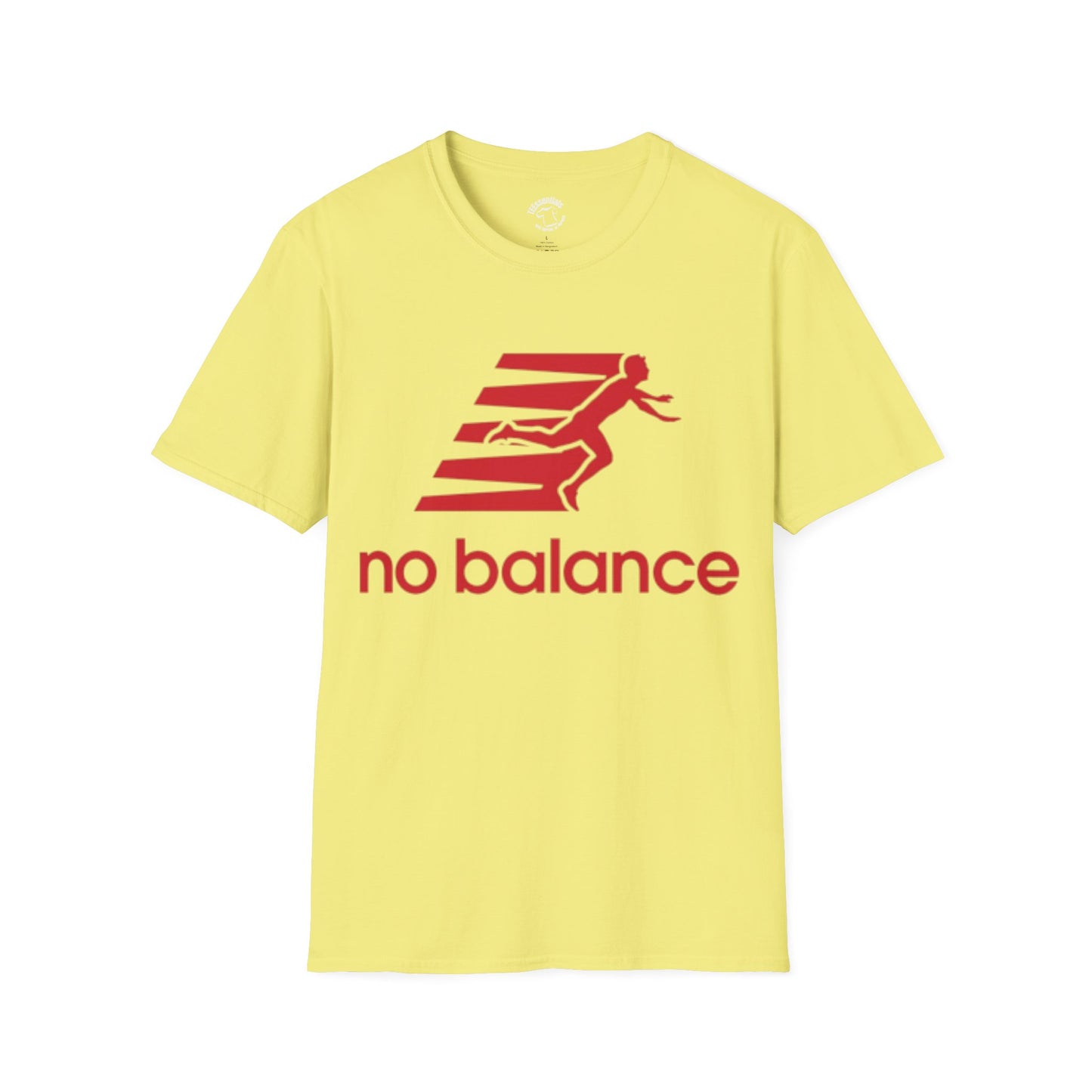 No Balance Graphic Tee — Funny Running/Clumsy Athlete Shirt