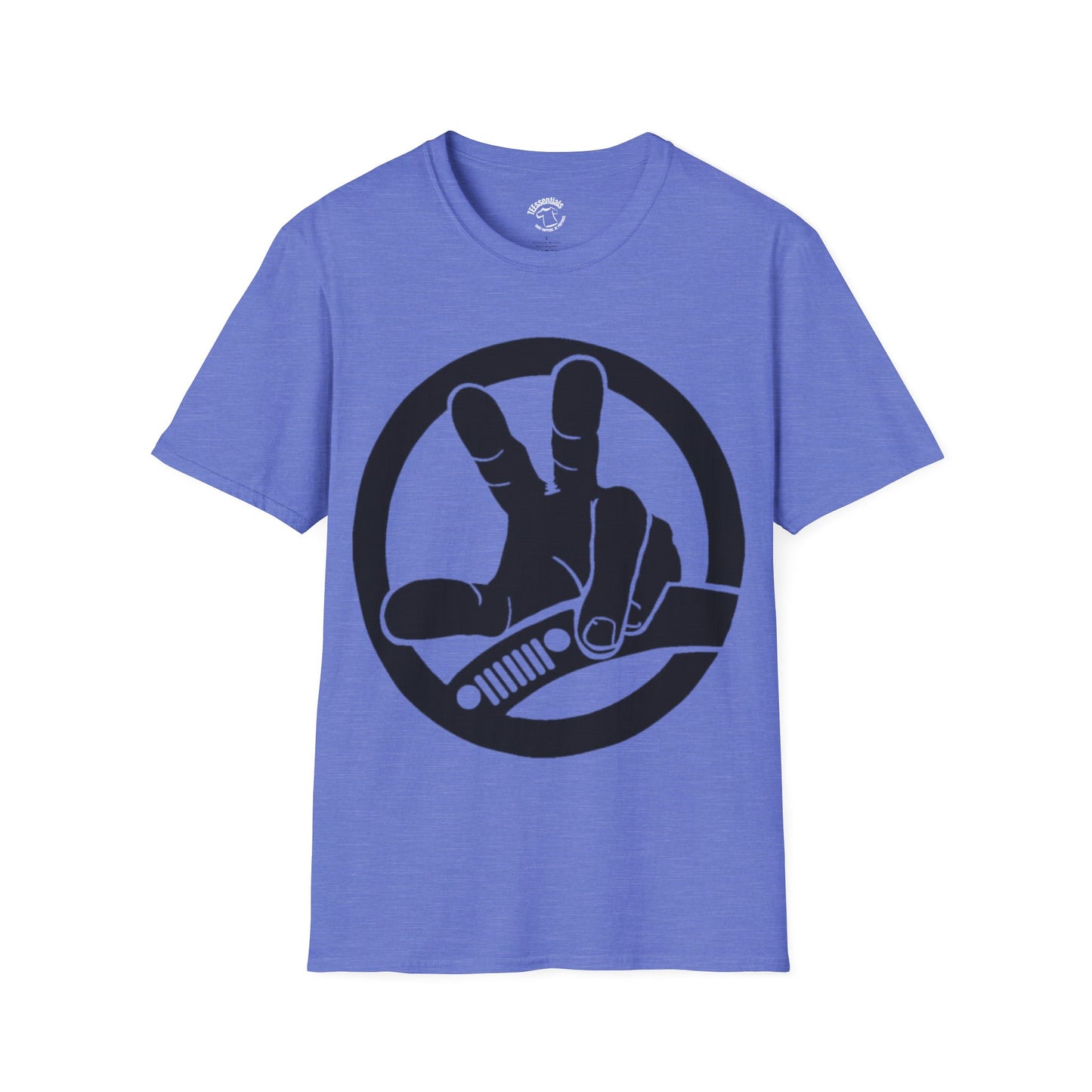 Jeep Wave Graphic T-Shirt — Unisex Softstyle Tee
