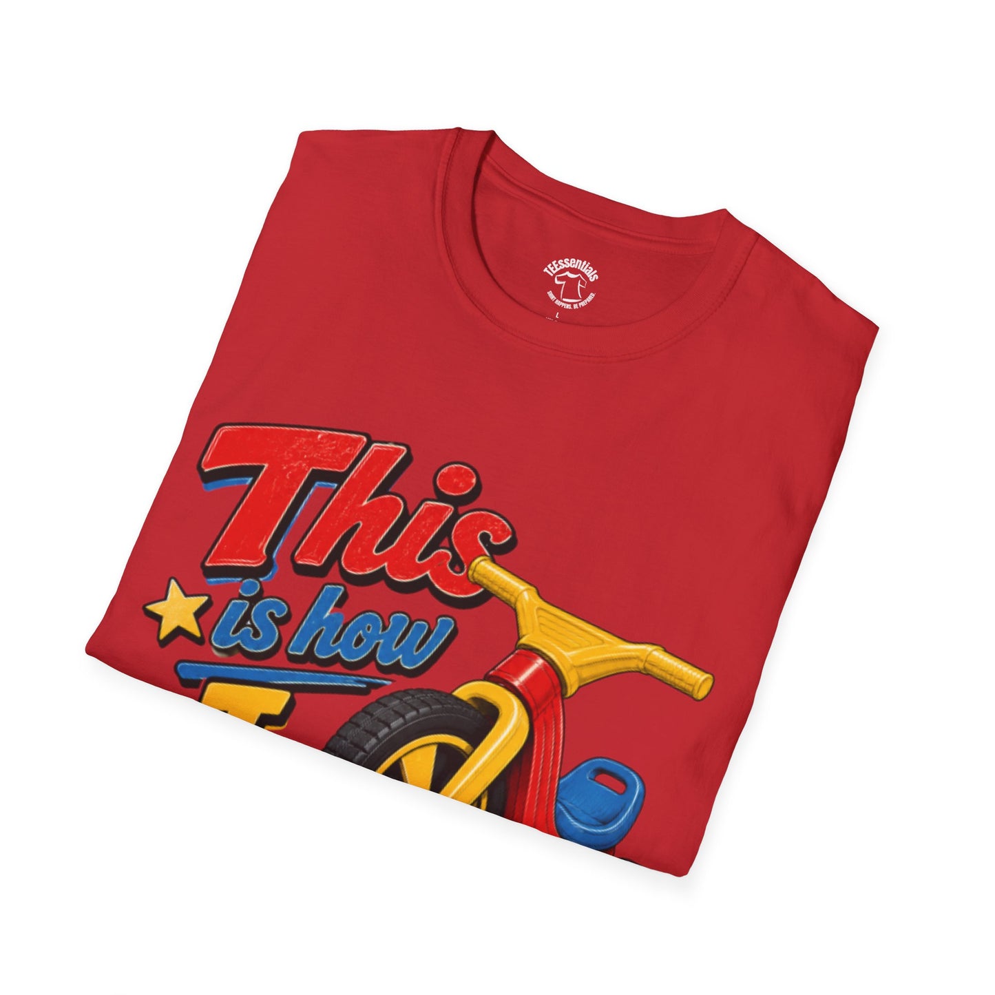 This Is How I Rolled T-Shirt – Retro Big Wheel Graphic Tee