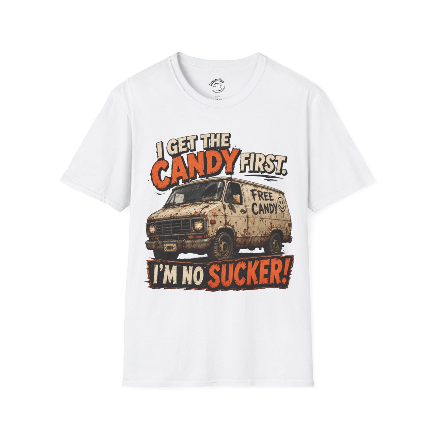 Candy T-Shirt — "I Get the Candy First, I’m No Sucker" Vintage Van Tee