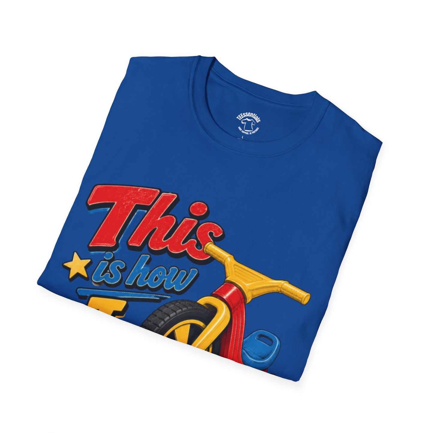 This Is How I Rolled T-Shirt – Retro Big Wheel Graphic Tee