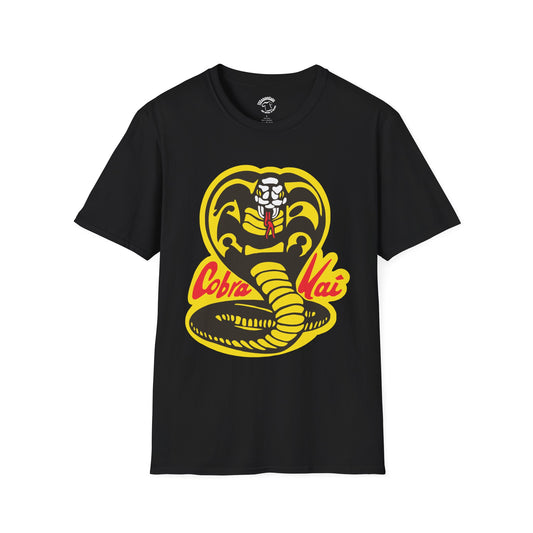 Cobra Kai Logo T-Shirt — Retro Martial Arts Graphic Tee