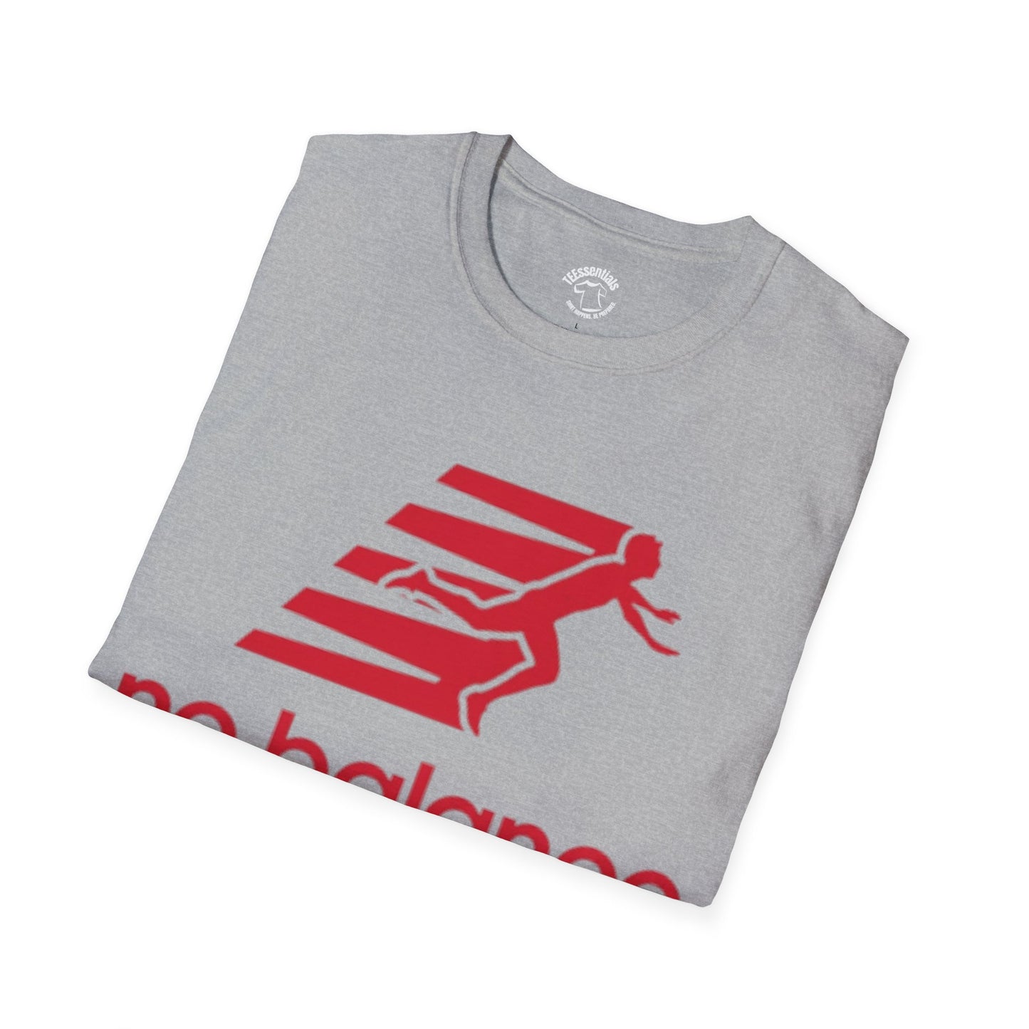 No Balance Graphic Tee — Funny Running/Clumsy Athlete Shirt