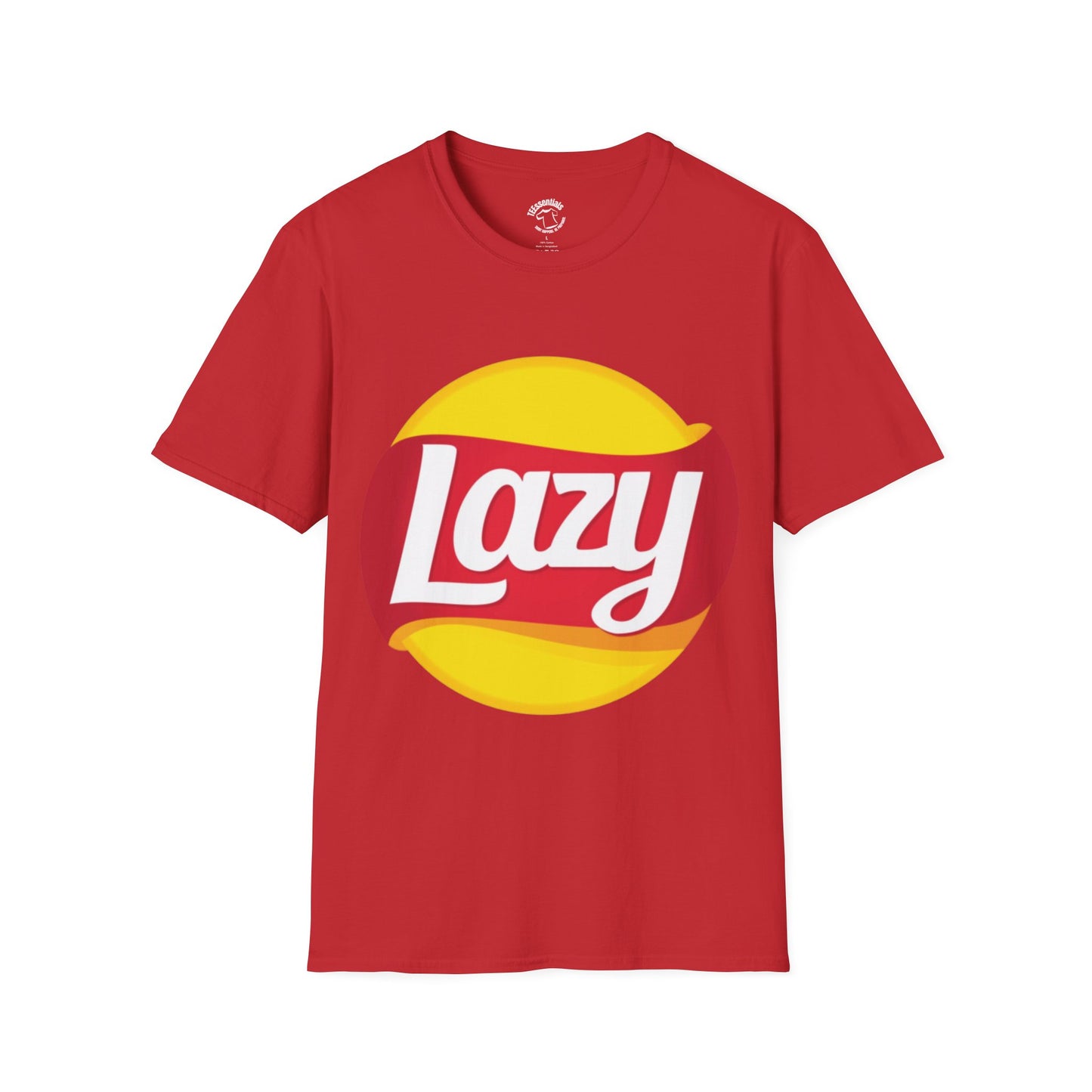 Lazy Vintage Logo T-Shirt — Retro Casual Graphic Tee