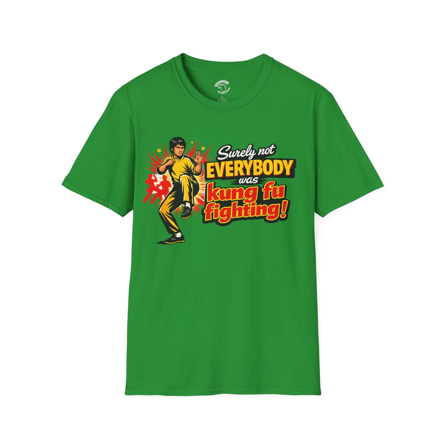 Kung Fu Fighting Retro Graphic T-Shirt — "Surely Not Everyone Was Kung Fu Fighting!"