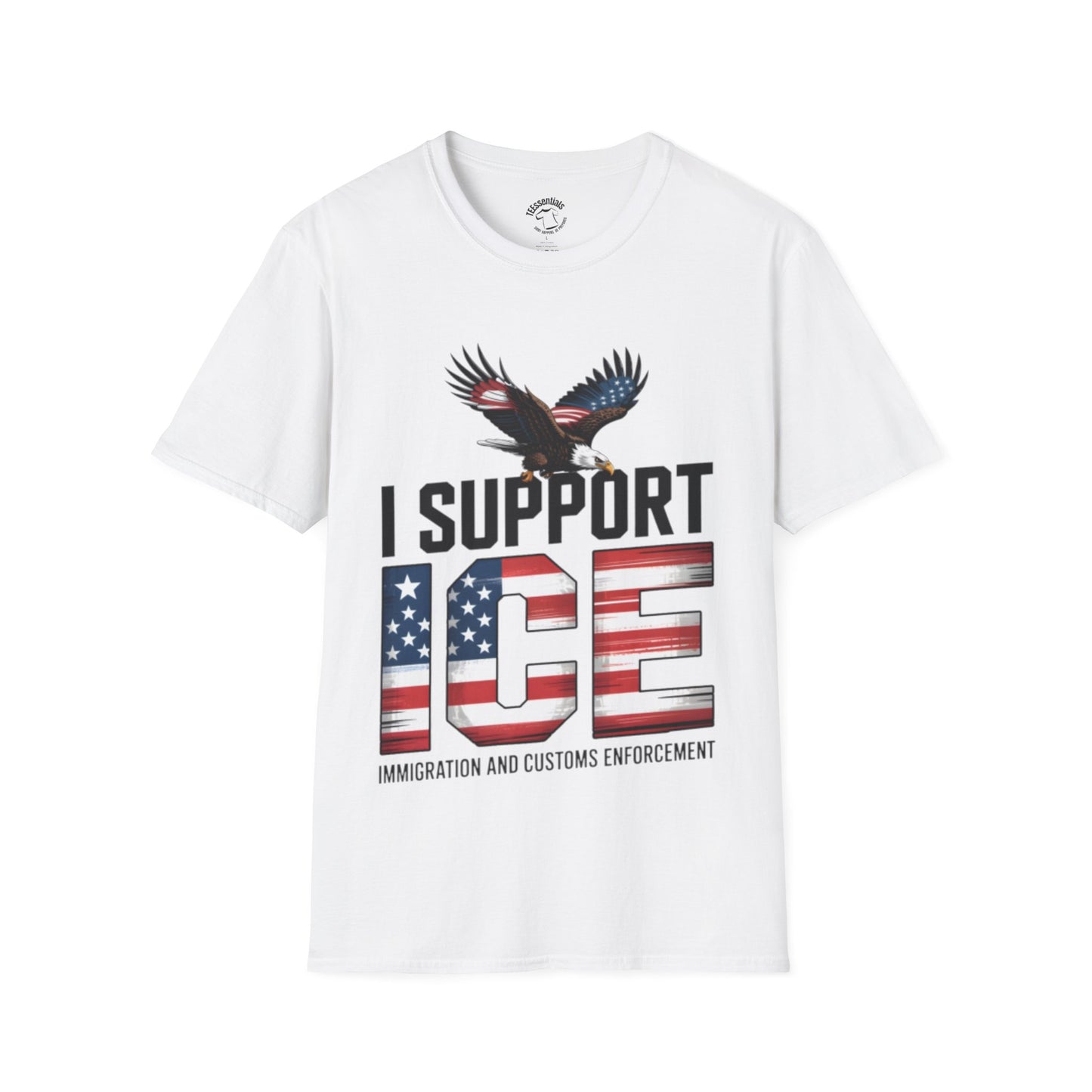 I Support ICE T-Shirt – Patriotic Immigration & Customs Enforcement Tee