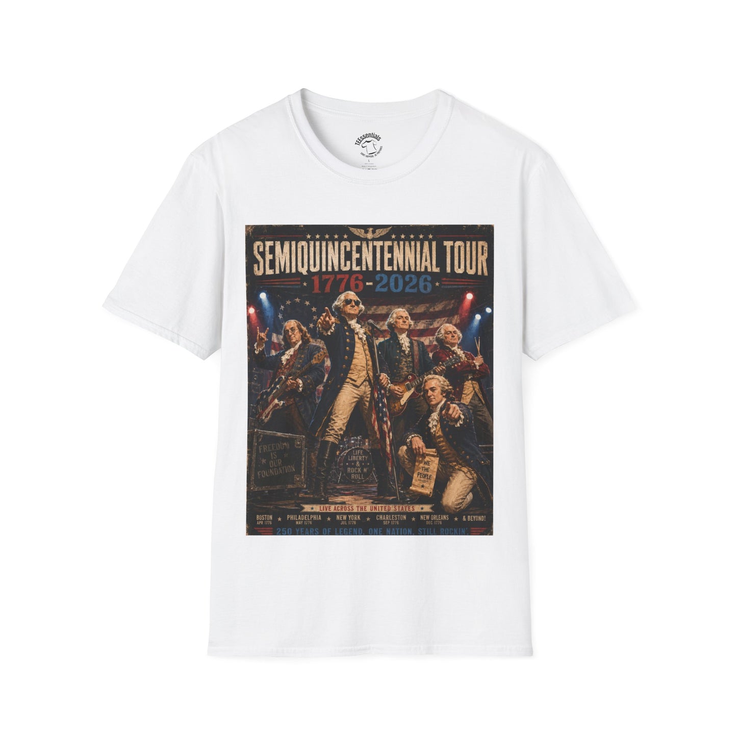 Founding Fathers Semiquincentennial Tour 1776–2026 T‑Shirt