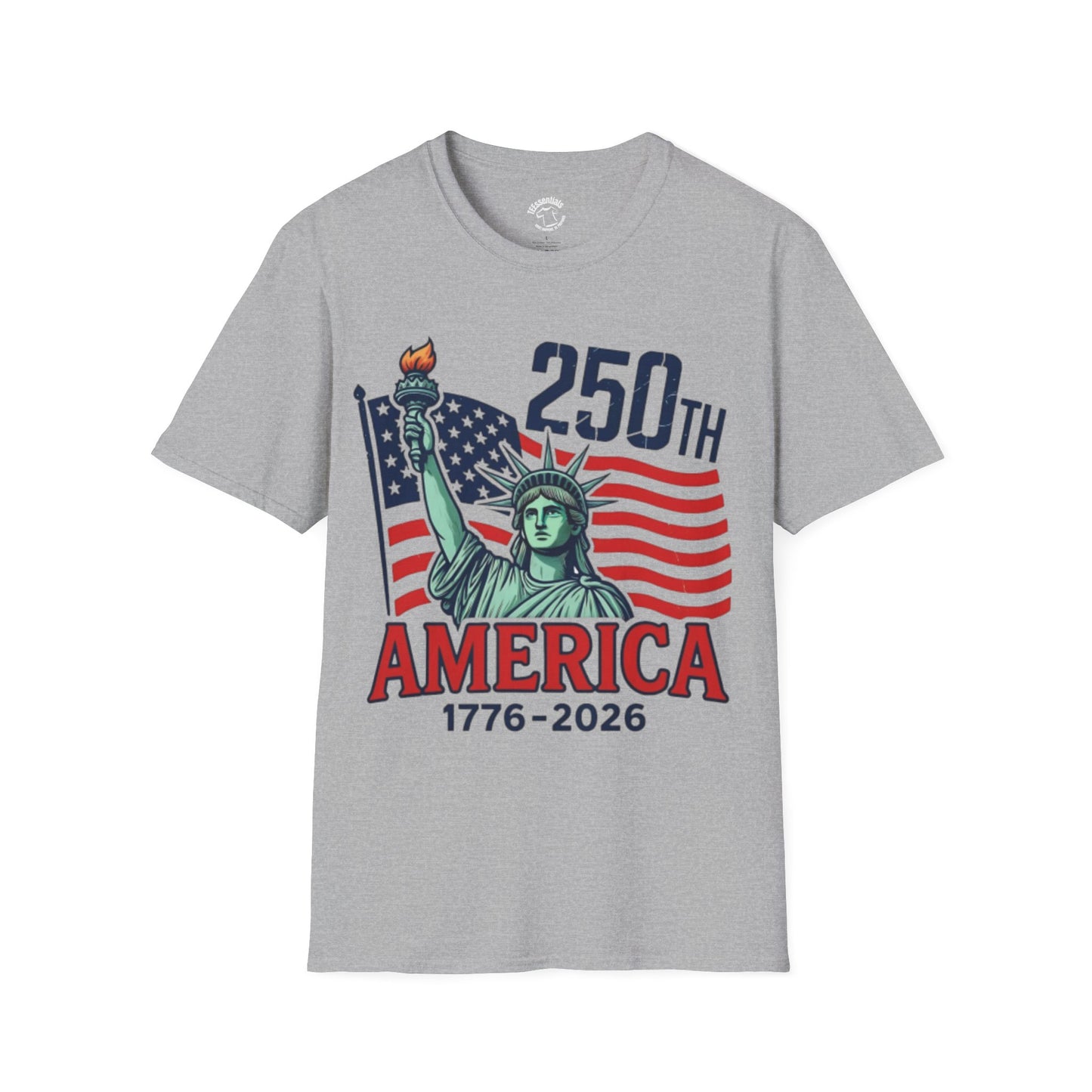 America 250th T-Shirt – Statue of Liberty Patriotic July 4th 1776–2026