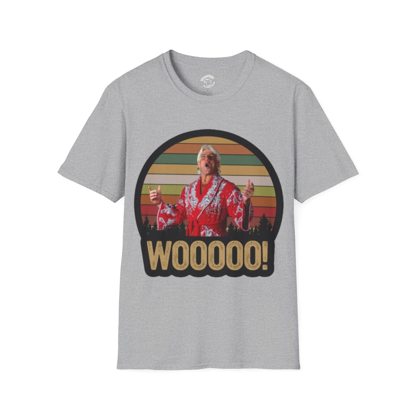 WOOOOO! Retro Wrestling Graphic T-Shirt