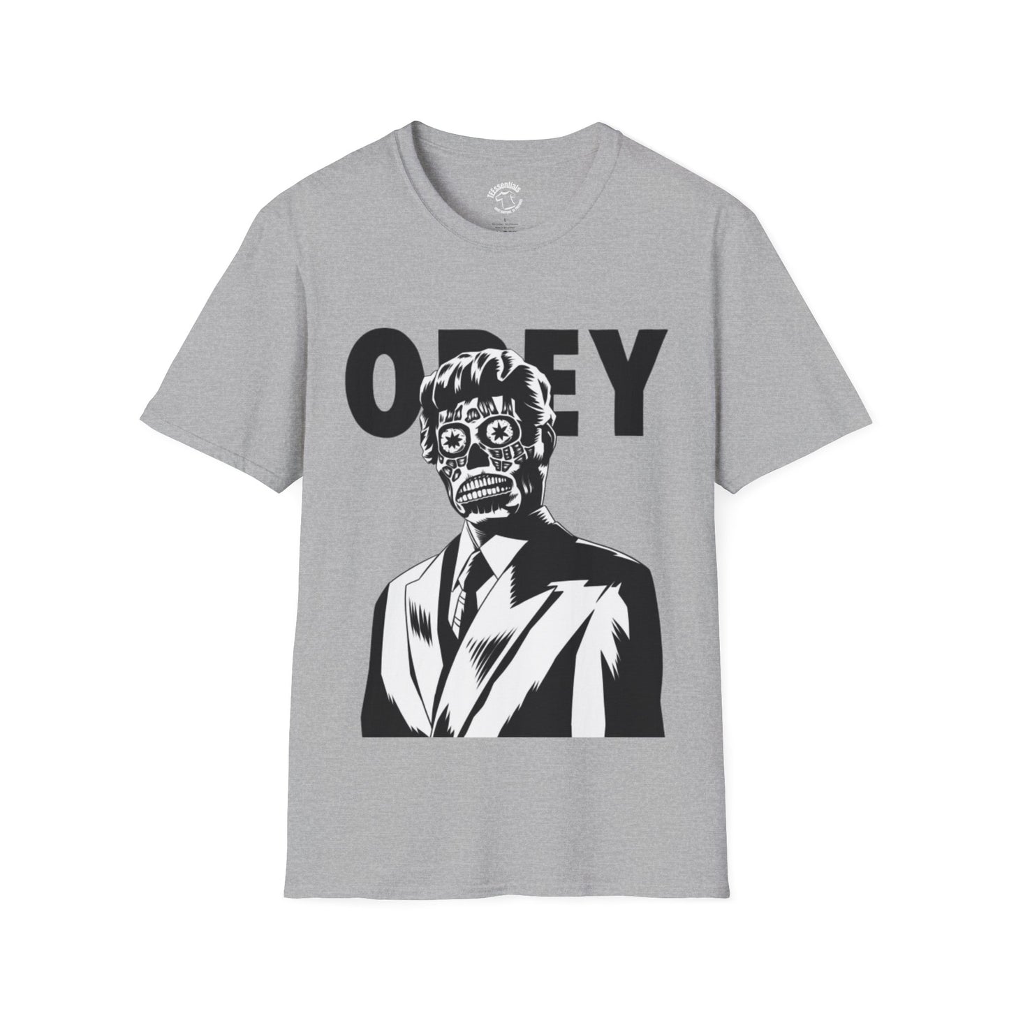 Obey Face Graphic T-Shirt — Retro Sci‑Fi Streetwear