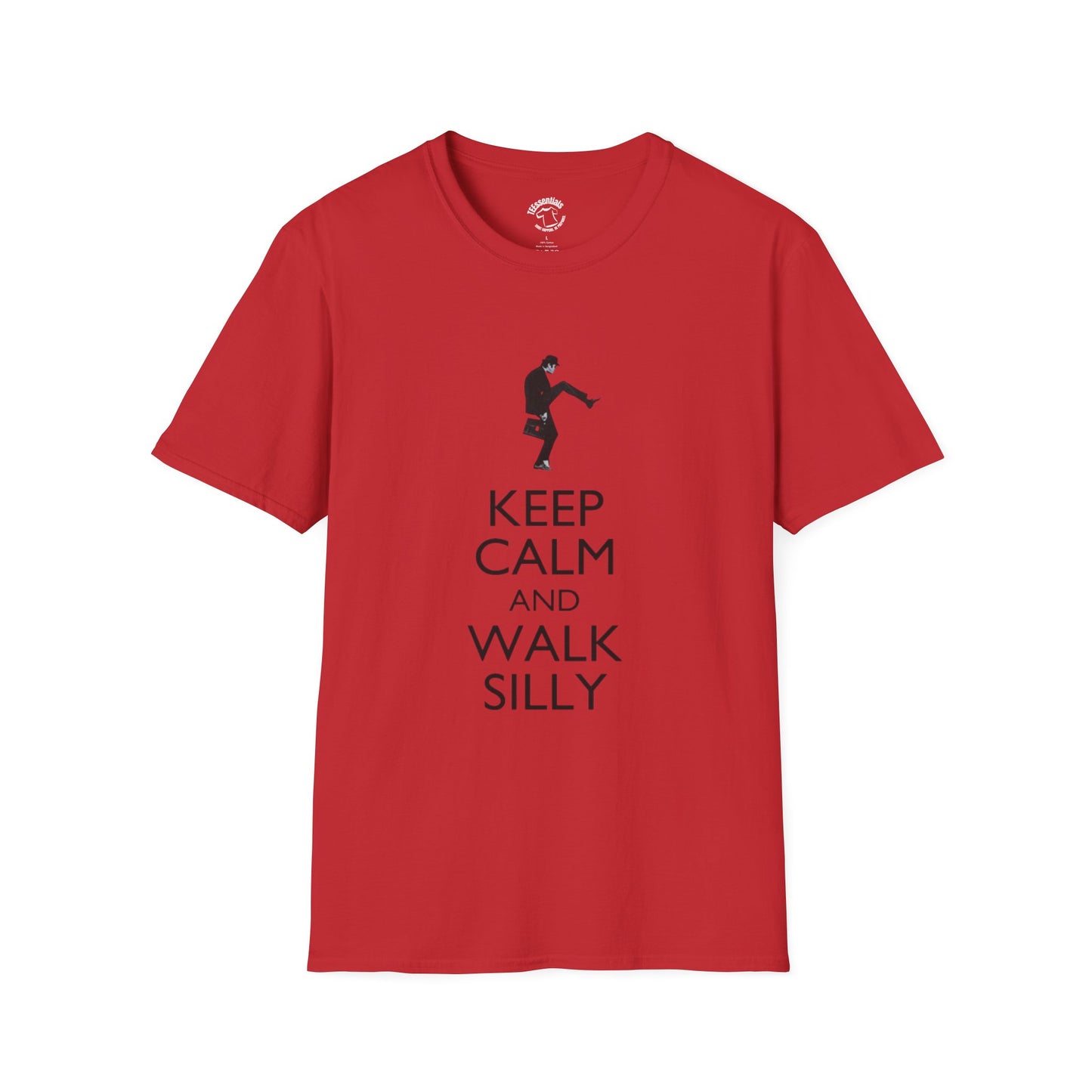Keep Calm and Walk Silly T-Shirt — Funny Python Tee