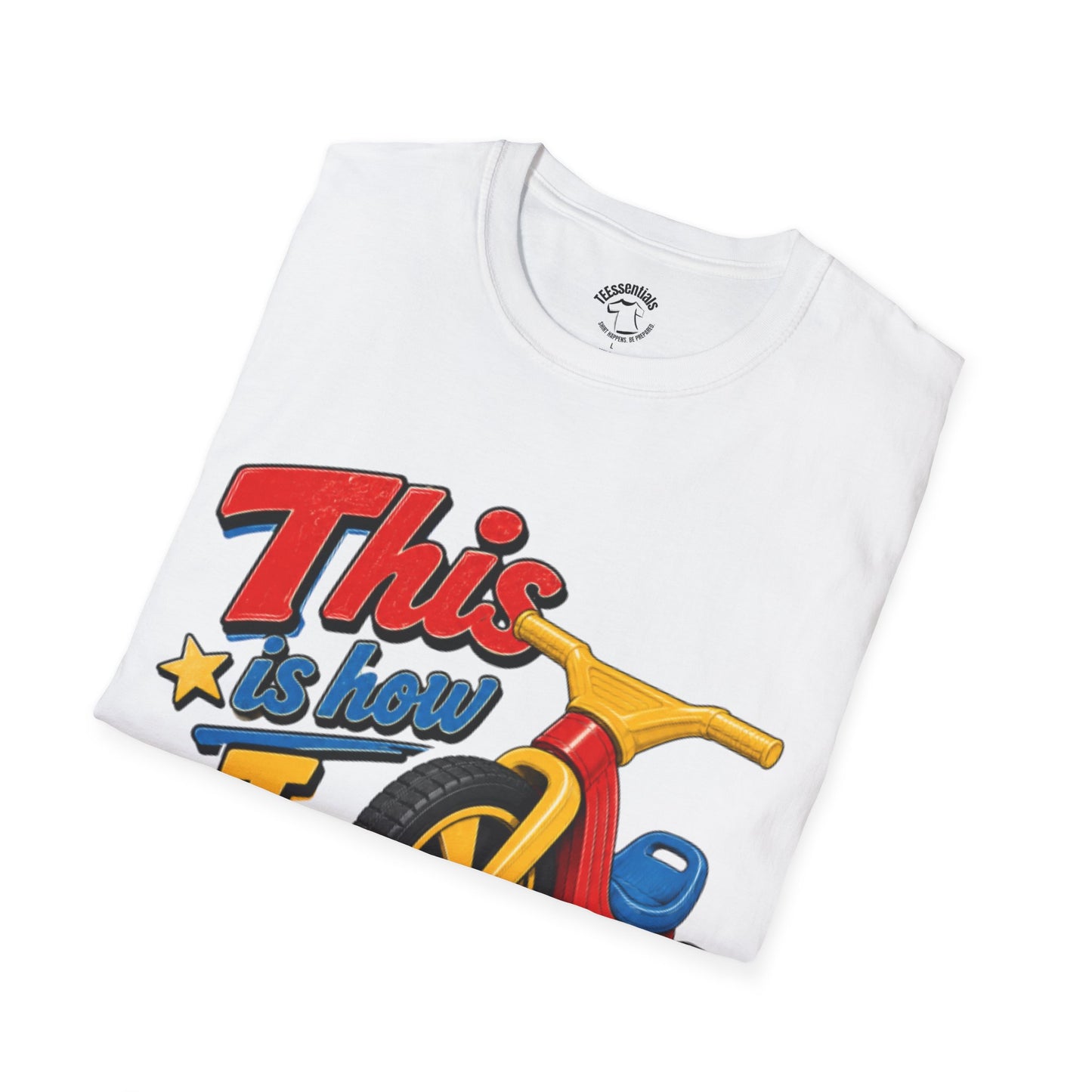 This Is How I Rolled T-Shirt – Retro Big Wheel Graphic Tee