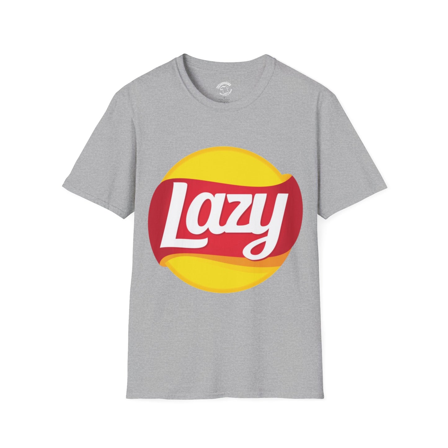 Lazy Vintage Logo T-Shirt — Retro Casual Graphic Tee