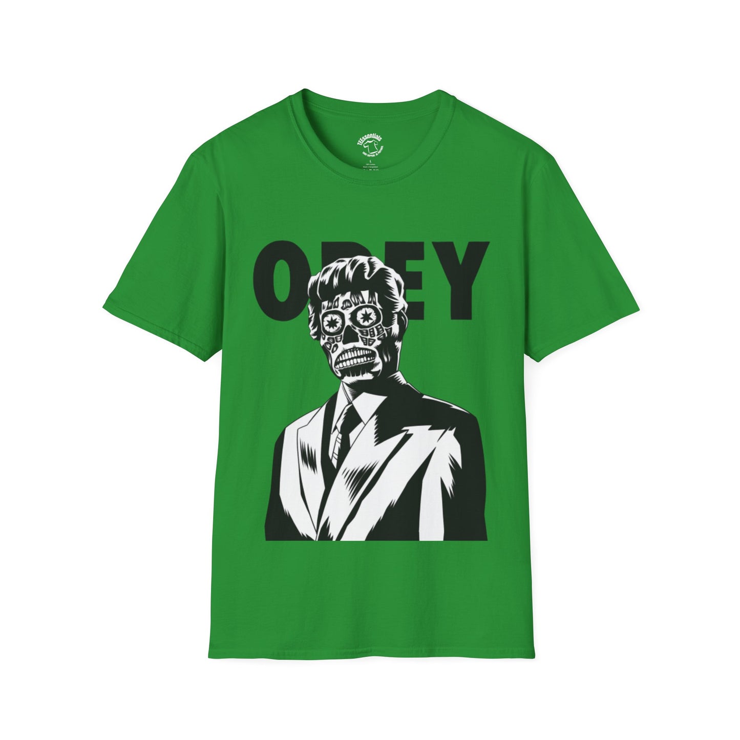 Obey Face Graphic T-Shirt — Retro Sci‑Fi Streetwear