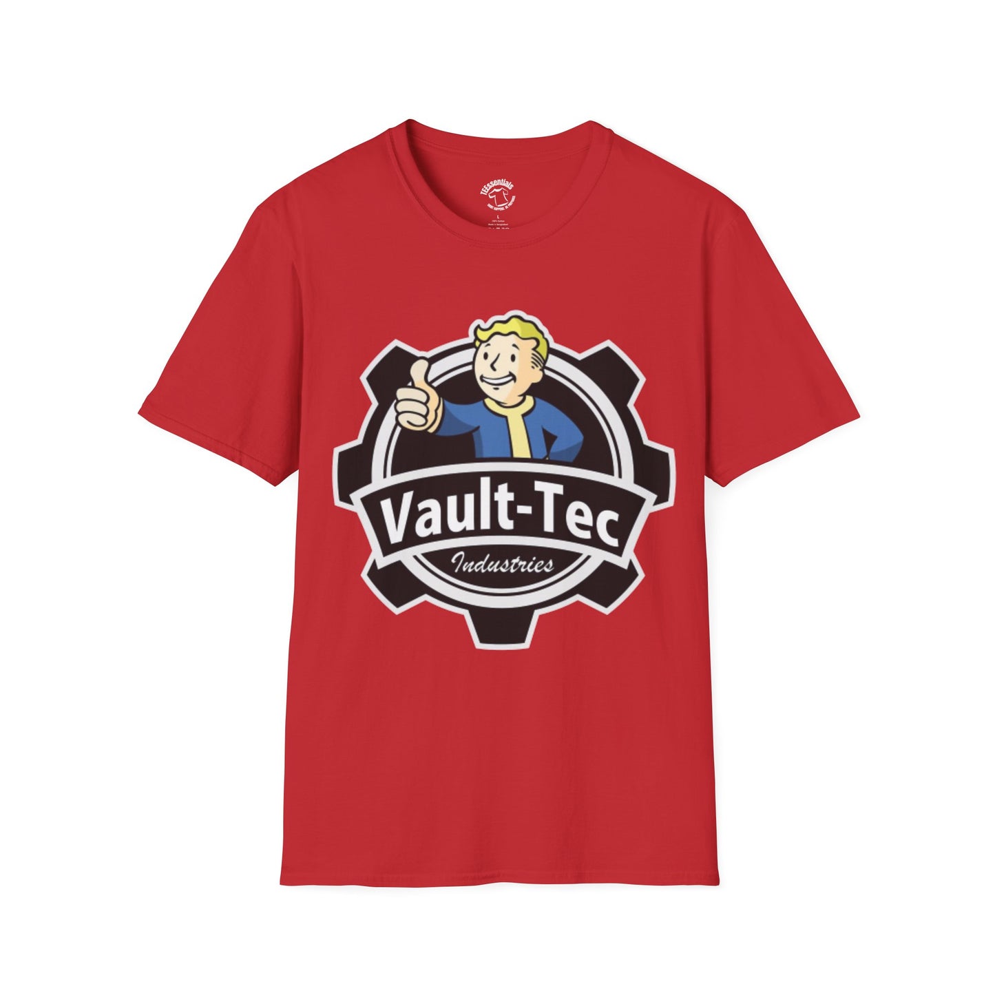 Vault-Tec Logo T-Shirt — Retro Fallout Gamer Tee