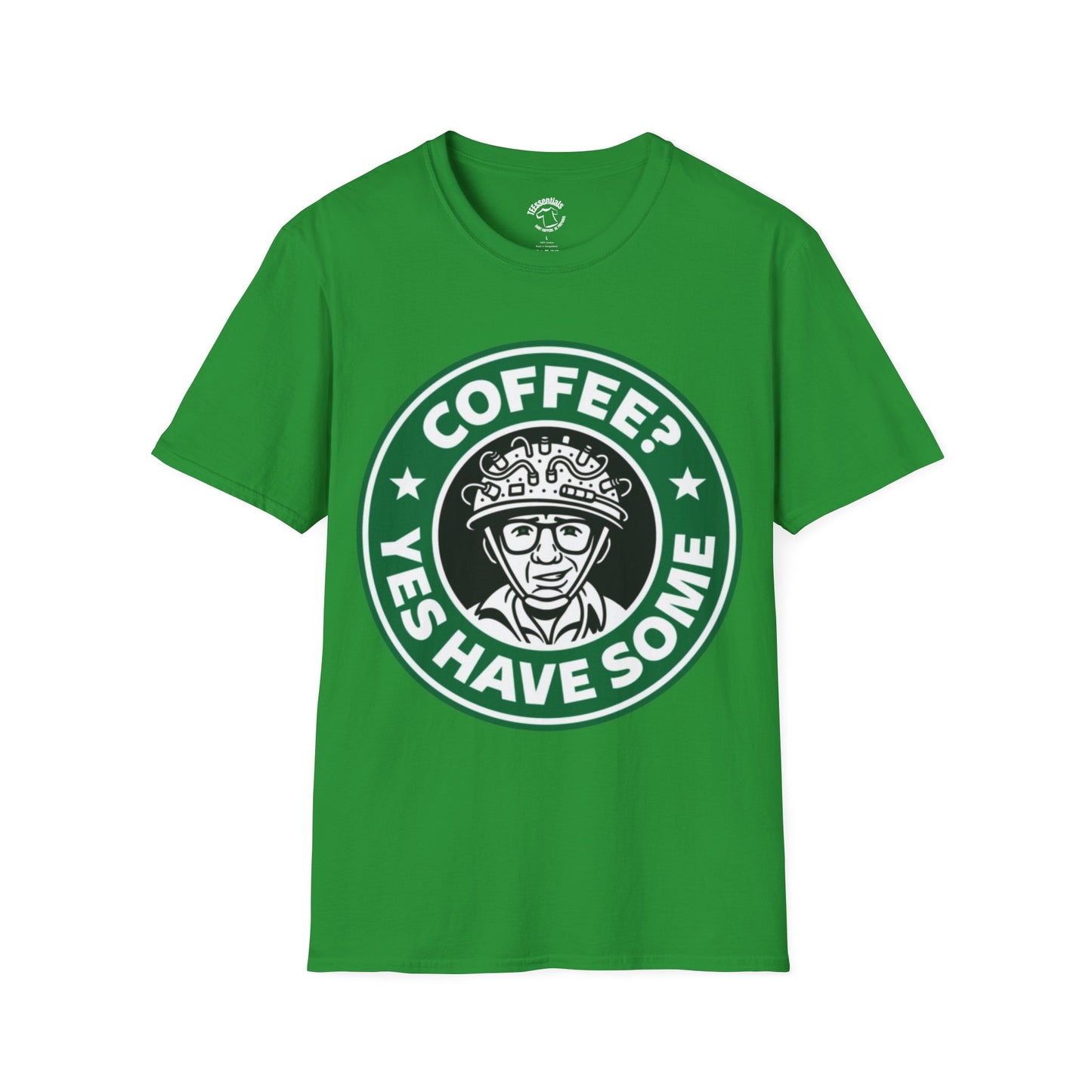 Coffee Yes Have Some T-Shirt — Funny Coffee Ghostbuster Logo Tee