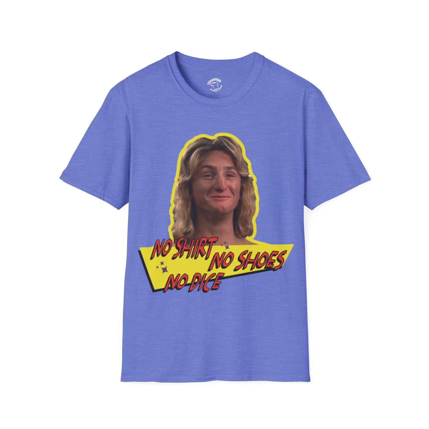 Graphic Fast Times T-Shirt — Retro 'No Shirt No Shoes No Dice' Tee
