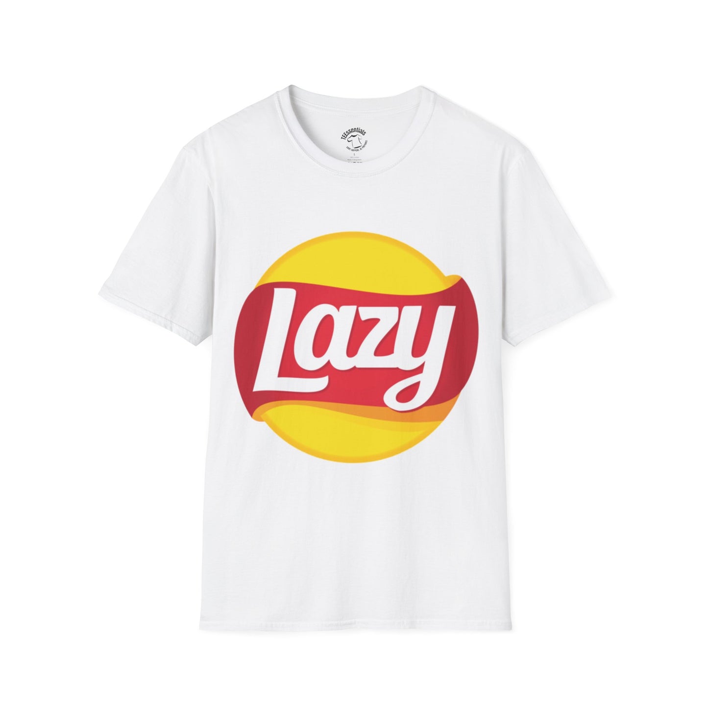 Lazy Vintage Logo T-Shirt — Retro Casual Graphic Tee