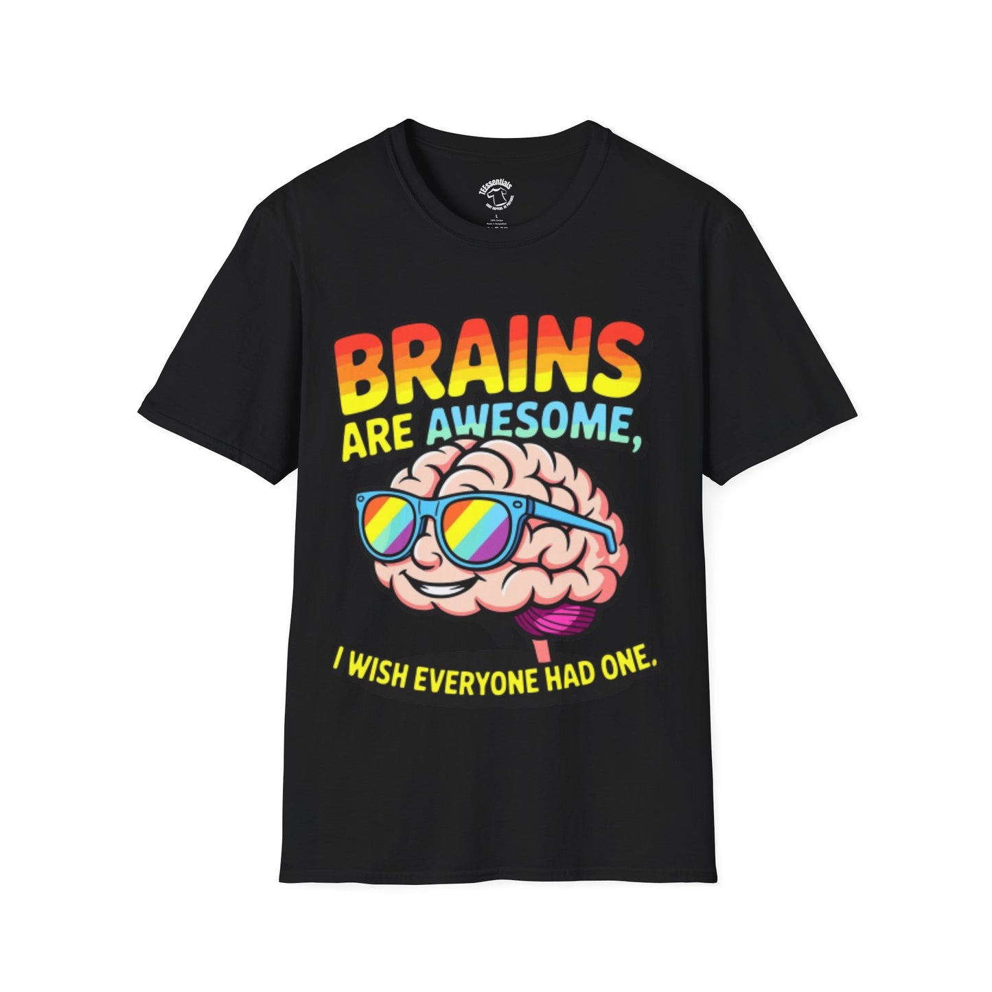 Brains Are Awesome T-Shirt — Funny Retro Brain Graphic Tee