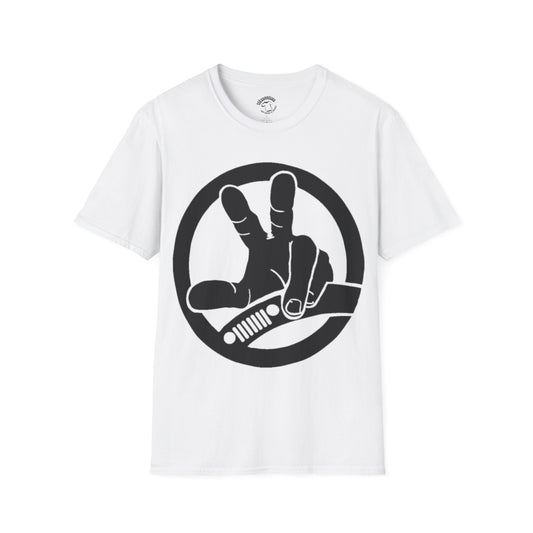 Jeep Wave Graphic T-Shirt — Unisex Softstyle Tee