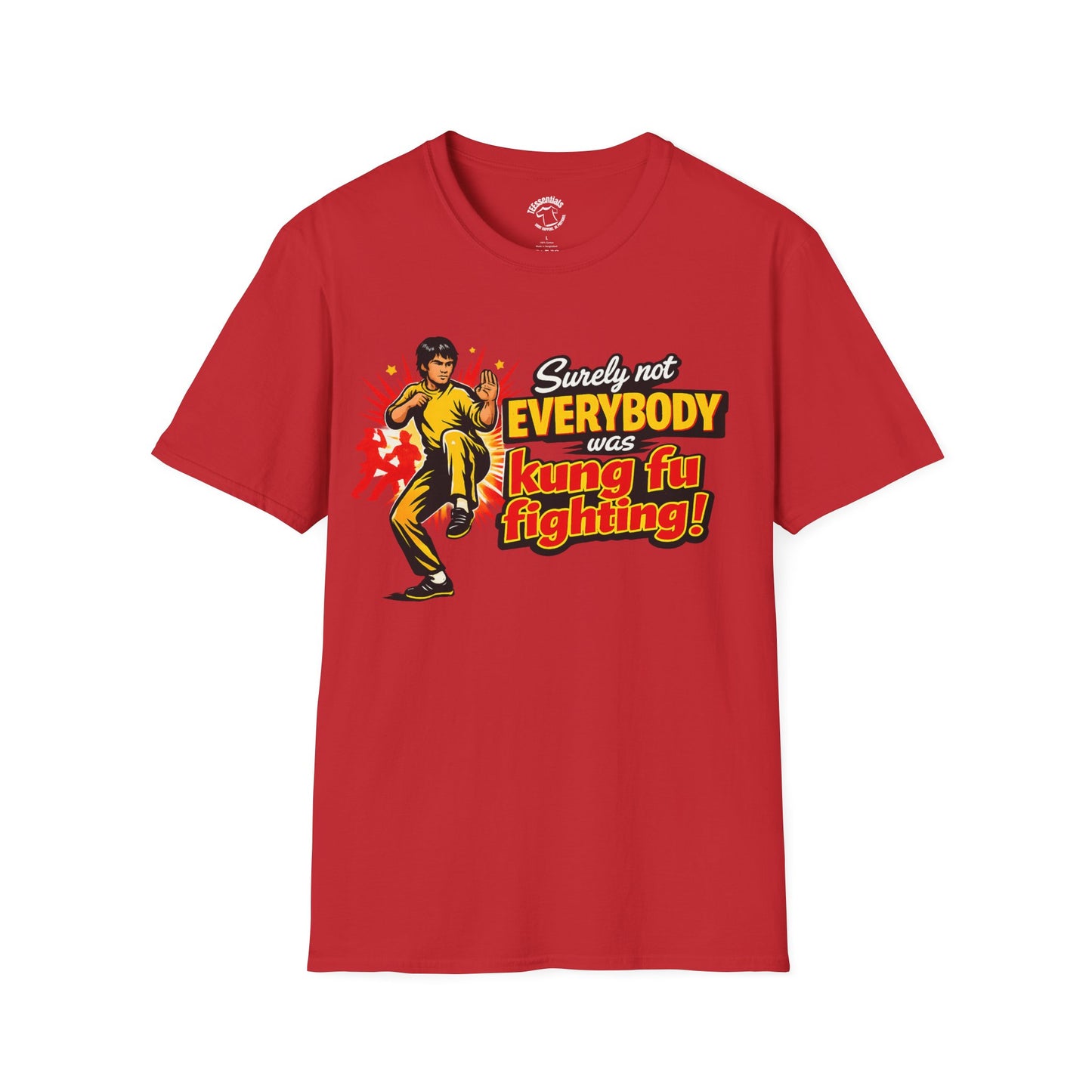 Kung Fu Fighting Retro Graphic T-Shirt — "Surely Not Everyone Was Kung Fu Fighting!"