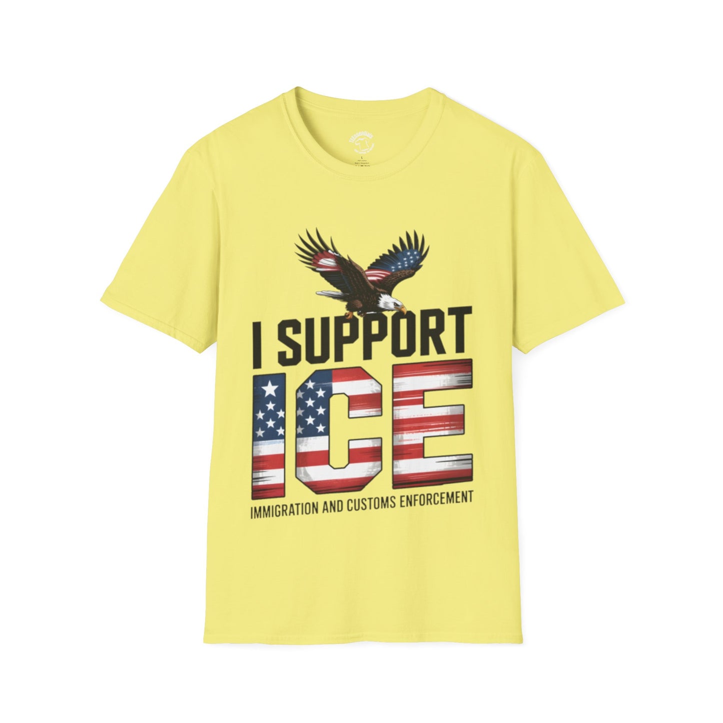 I Support ICE T-Shirt – Patriotic Immigration & Customs Enforcement Tee