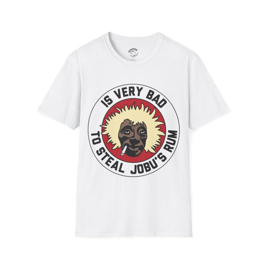 T-Shirt — "Is Very Bad to Steal Jobu's Rum" Retro Graphic Tee