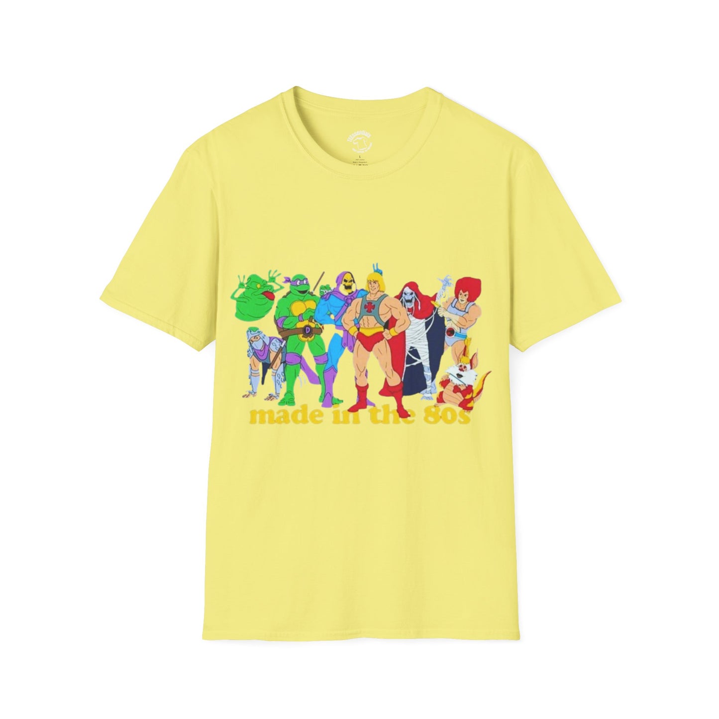 80s Cartoon Heroes T-Shirt — "Made in the 80s" Retro Graphic Tee