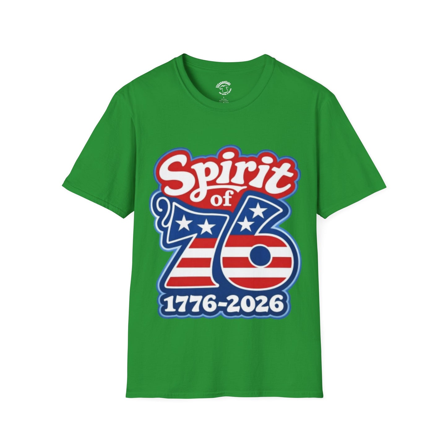 Spirit of '76 T-Shirt — 1776-2026 Retro Patriotic Fourth of July Tee